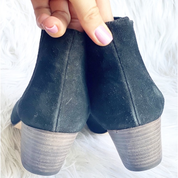 AQUATALIA by Marvin K Fallyn Black Suede Ankle Booties, 6.5 - Picture 6 of 8